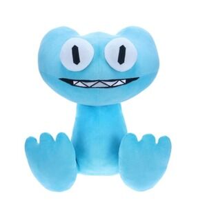 Rainbow‎ Friends Cyan Plush 16" Blue Monster Stuffed Toy Gamer Gift NEW